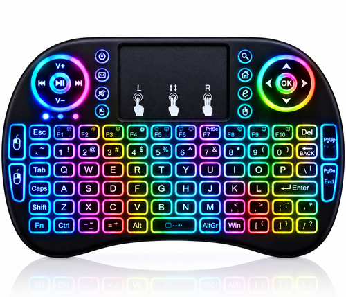 Mini Clavier Sans Fil avec Souris Intégrée – Compact & Universel