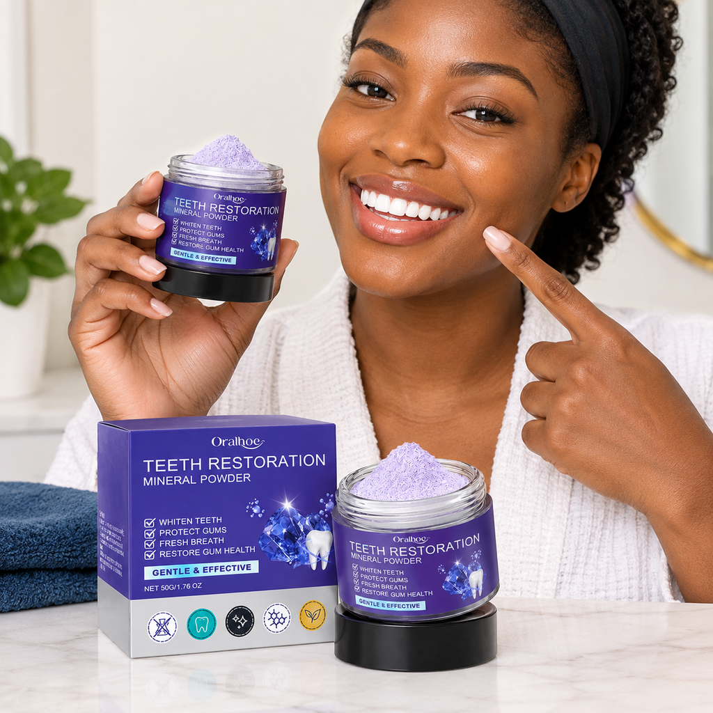 Poudre Minérale Dentaire – Pour Restauration & Soin des Dents