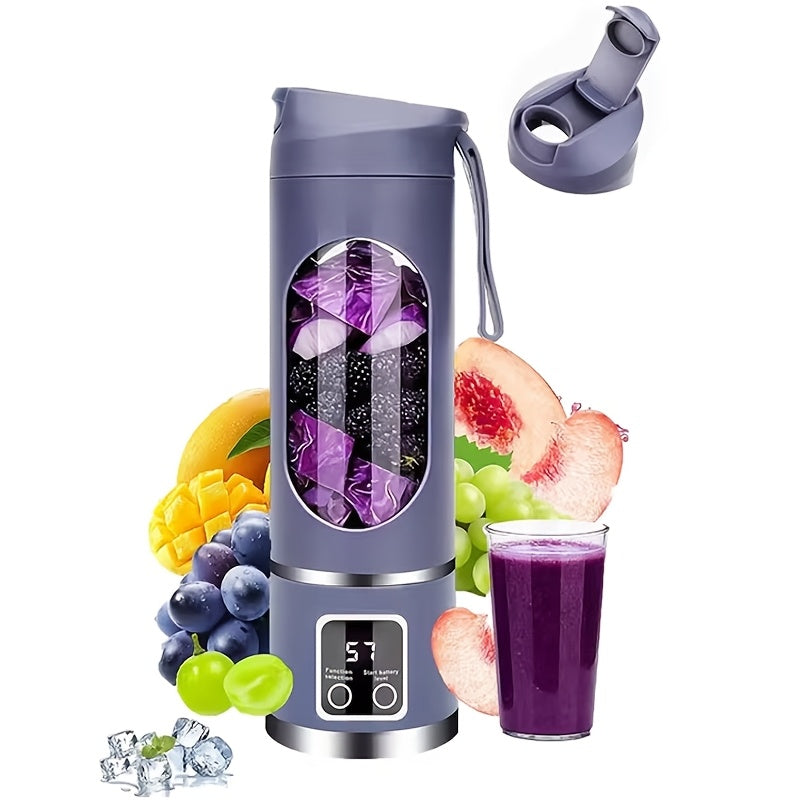 Mini Blender Portable Rechargeable – 2026 Amélioré & Facile à Nettoyer – Smoothies, Jus & Shakes