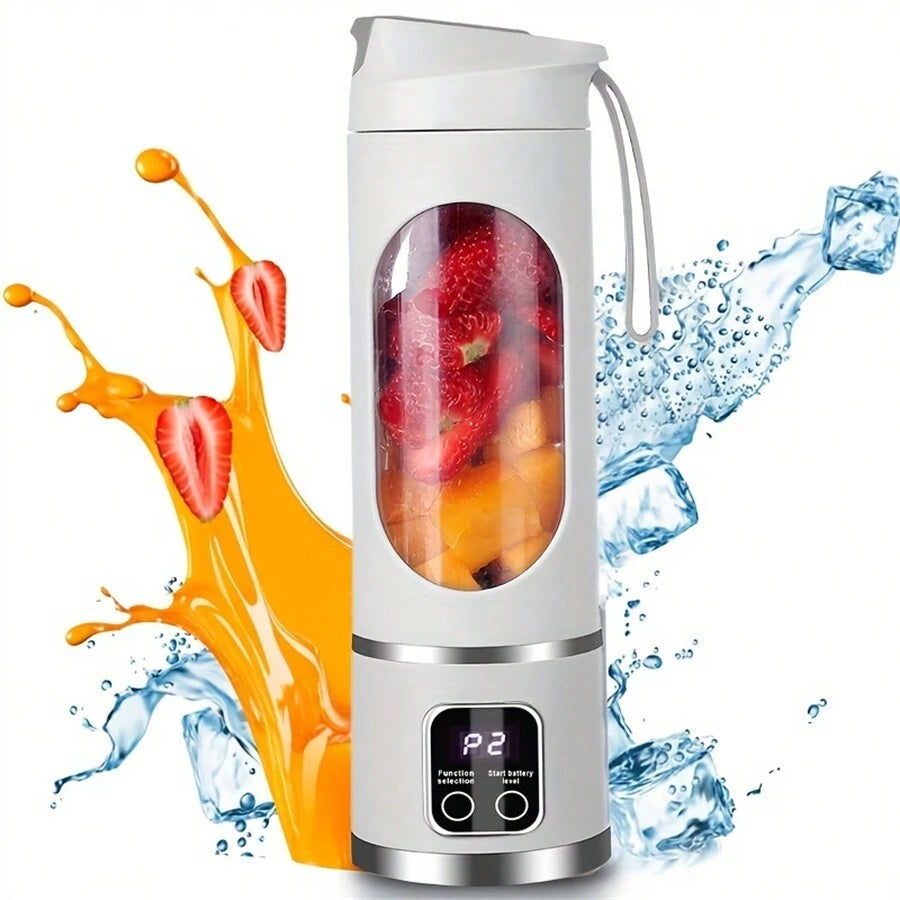Mini Blender Portable Rechargeable – 2026 Amélioré & Facile à Nettoyer – Smoothies, Jus & Shakes
