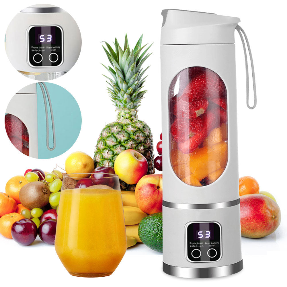 Mini Blender Portable Rechargeable – 2026 Amélioré & Facile à Nettoyer – Smoothies, Jus & Shakes